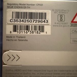 GoPro Camera Packaging - Gray and White